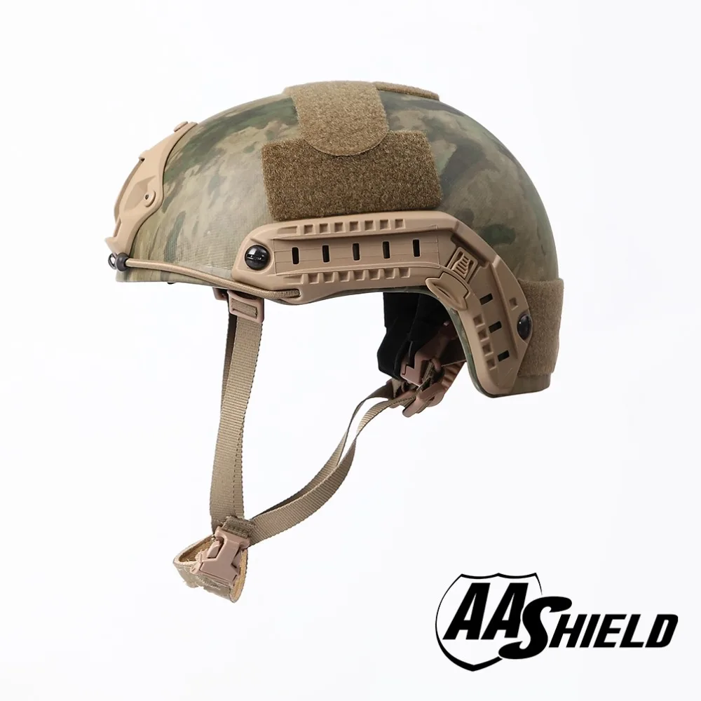 AA щит баллистический ACH High Cut Тактический TeijinHelmet пуленепробиваемый Быстрый арамидный безопасность NIJ уровень IIIA военная армия A-TACS-FG