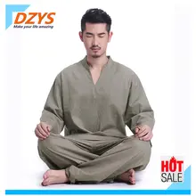 DZYS-LDX свободный хлопковый пеньковый осенне-зимний костюм для йоги