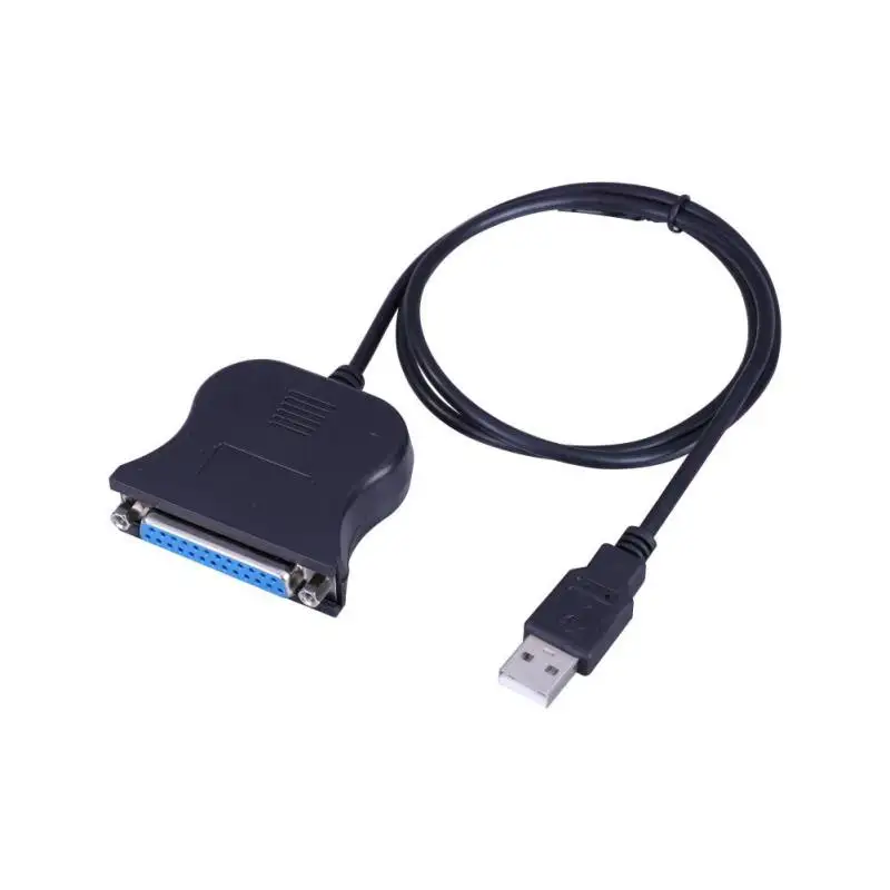 

USB to DB25 Female Port Print Converter Transmission Speed Reaches 12 Mbps LPT Cable Adapter for PC Printer