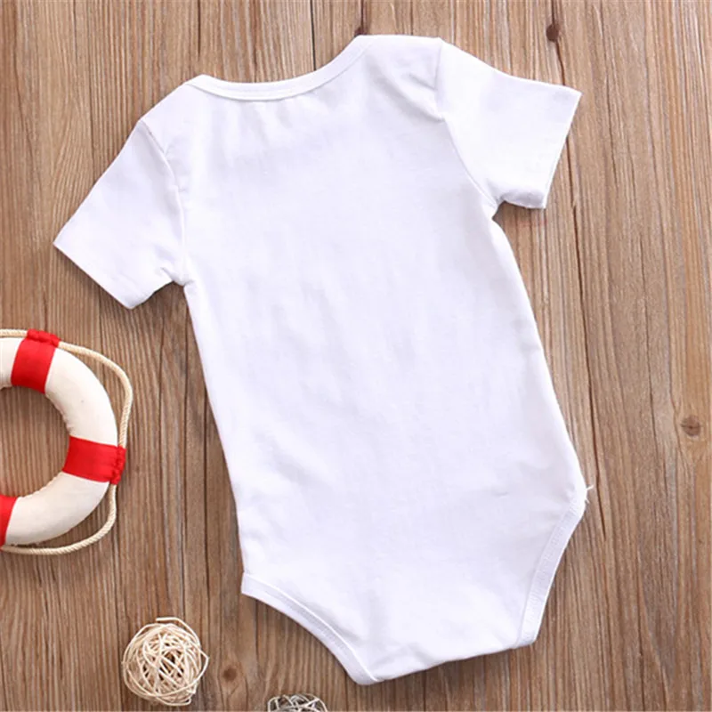 Новинка года; Летний стиль; хлопковый комбинезон с короткими рукавами для новорожденных мальчиков и девочек; Детский комбинезон; одежда
