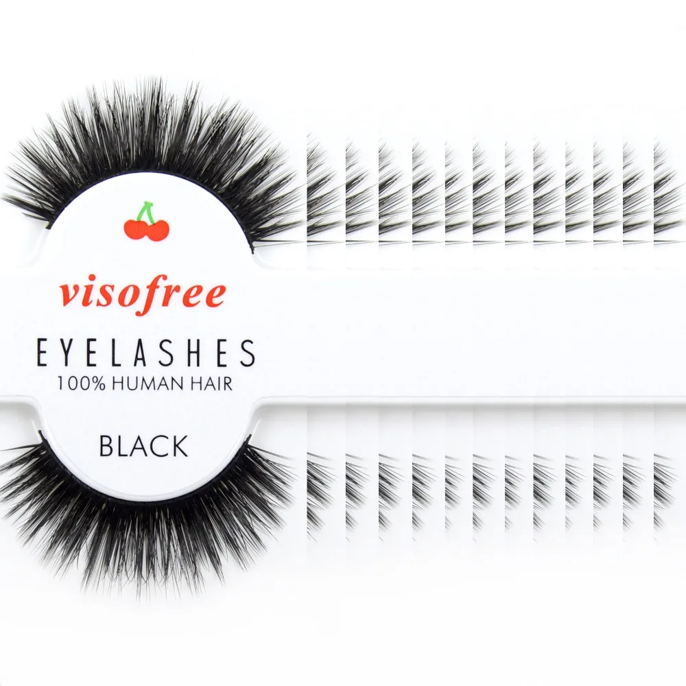 

12 pairs visofree Fake Eyelashes 3D Eye Lashes Extension Makeup Super Intersifying effect Fake Eyelashes #30