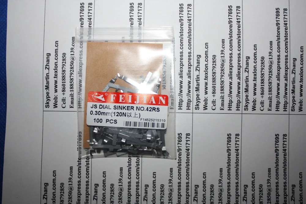 

Single Cylinder Socks Machine Use Dial Sinker 0.3mm NO.42 LL / NO.42 RL / NO.42 LS / NO.42 RS