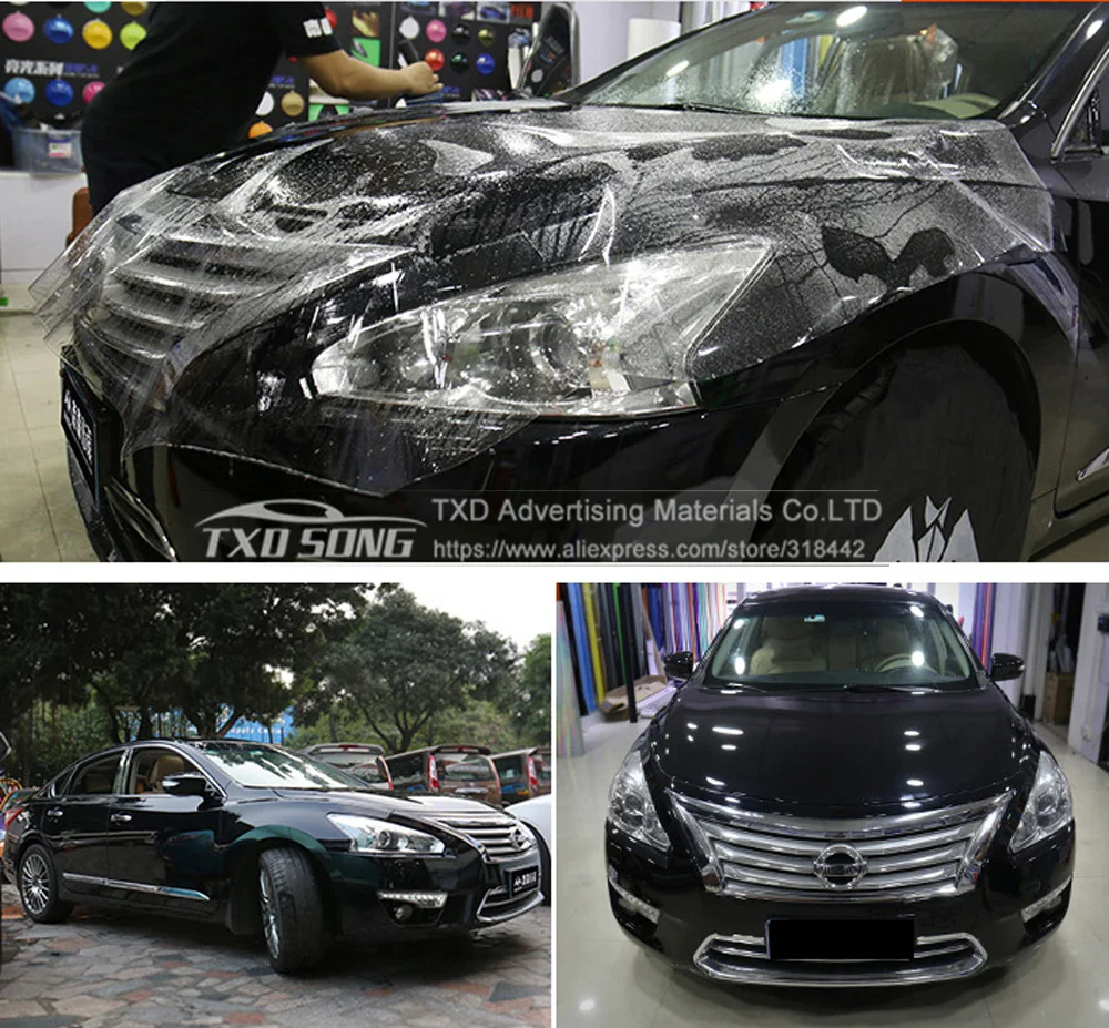 1 52*15 м/рулон Защитная пленка для краски автомобиля PPF 3 слойная глянцевая