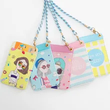 1 шт. милые модные держатели для карт для девушек, чехол из искусственной кожи, фруктовый арбуз, автобусный держатель для карт, кредитные карты, держатели канцелярские