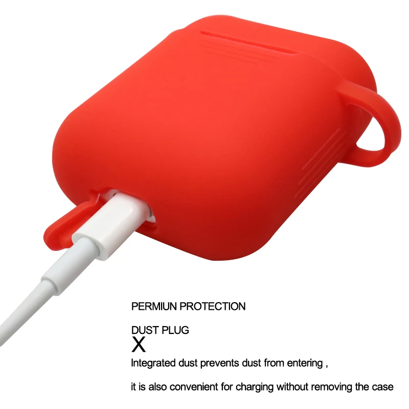 Силиконовый чехол для Airpods наушники с защитой от потери Apple Air Pods Bluetooth