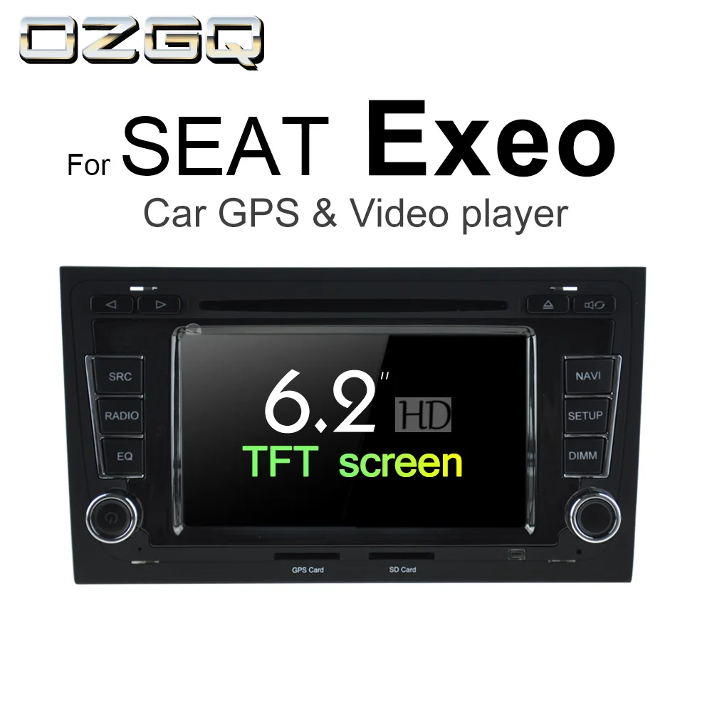 OZGQ Android 7.1 Car DVD Player For SEAT Exeo 2008 2013 HD Screen Auto