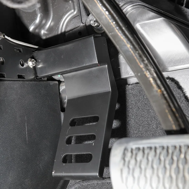 1PCS Pedals for Jeep Wrangler JL 2018+ Metal Black Left Side Foot Rest Pedal Plate Decoration Cover Interior Mouldings (31)