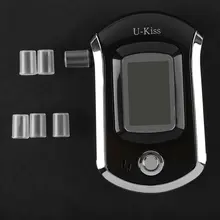 U-kiss портативный алкотестер с ЖК-дисплеем Цифровой детектор алкоголя Алкотестер анализатор автомобильный привод безопасности