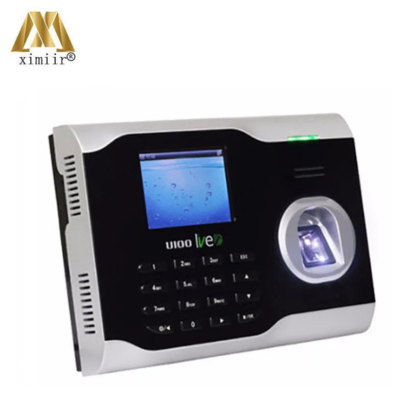 

TCP/IP communication U100 fingerprint time clock optical sensor fingerprint time attendance optional ID or IC card time recorder