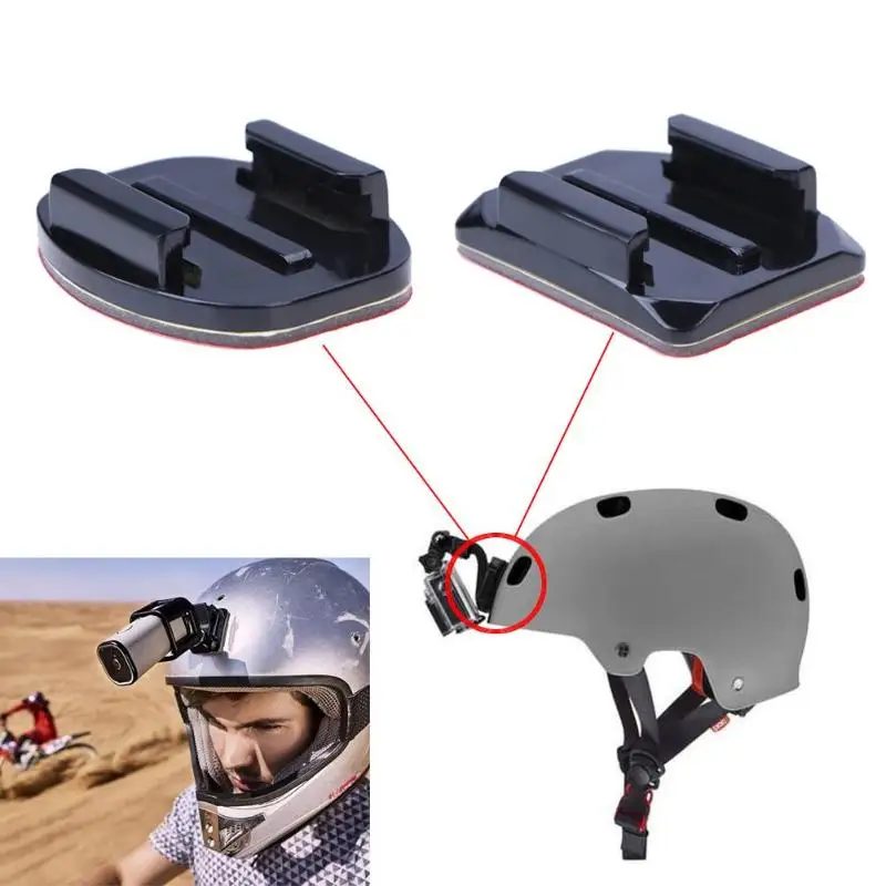 24 шт 3M крепления на клейкой основе для экшн Камеры GoPro Hero плоское изогнутое