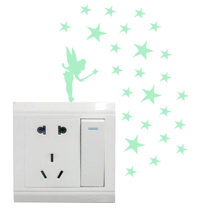 Decorate Diy Glow angel star art wall sticker decoration Decals mural painting Removable Decor Wallpaper LF-73 Decorate Diy Glow angel star art wall sticker decoration Decals mural painting Removable Decor Wallpaper LF-73