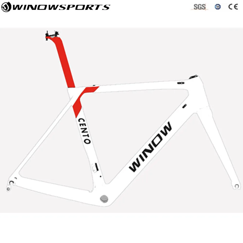 Best 2018 Winow cento carbon road bike frame cycling bicycle frameset include fork/seatpost/headset fit for both Di2/mechanical 3 Best 2018 Winow cento carbon road bike frame cycling bicycle frameset include fork/seatpost/headset fit for both Di2/mechanical 3