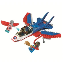 Batman Super Heroes Captain America Jet Pursuit Building Blocks Bricks Movie Model Kids Toys Sermoido Marvel Batman Super Heroes Captain America Jet Pursuit Building Blocks Bricks Movie Model Kids Toys Sermoido Marvel