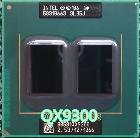 

Original Intel CPU Processor QX9300 qx9300 SLB5J 2.53 GHz 1066MHz FSB Socket P scrattered pieces For PM45 can work