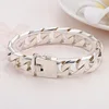 KALEN 925 Sterling Silver Cuban Chain Bracelet For Men 200*15mm Hip Hop Rock Bracelet Jewelry ► Photo 3/6