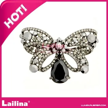 

unique rhinestone crystal alloy brooches