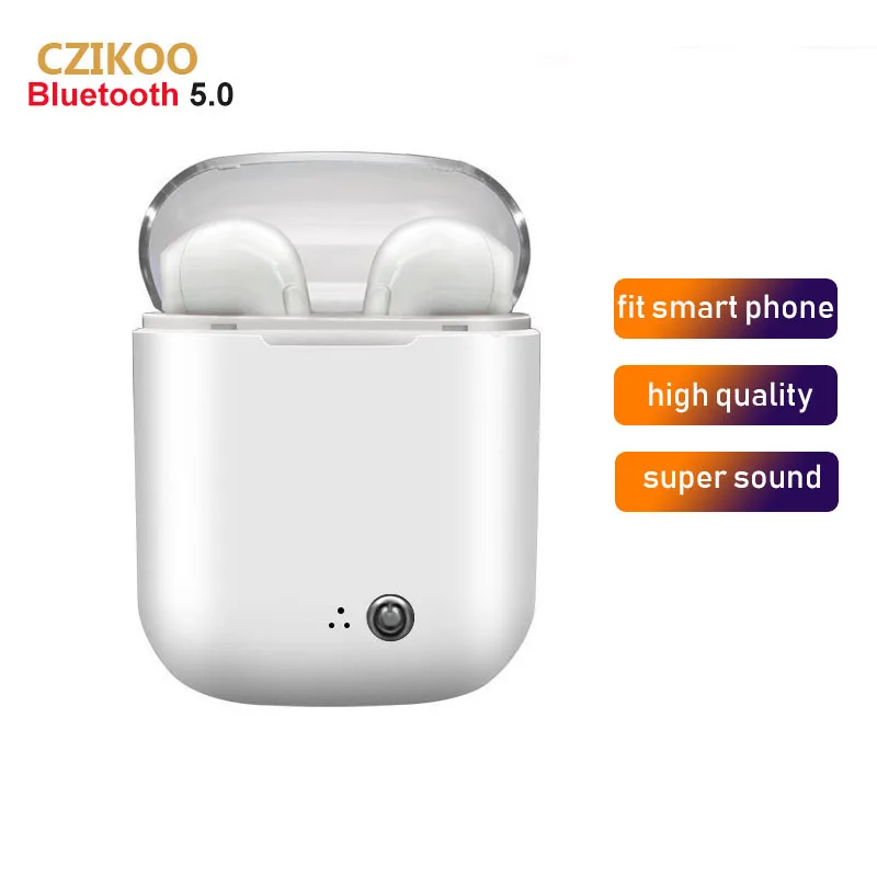 

i7s TWS Mini Wireless Bluetooth Earphone Stereo Earbud Headset With Charging Box Mic For All phone iphone pk i12 tws i11 tws i14