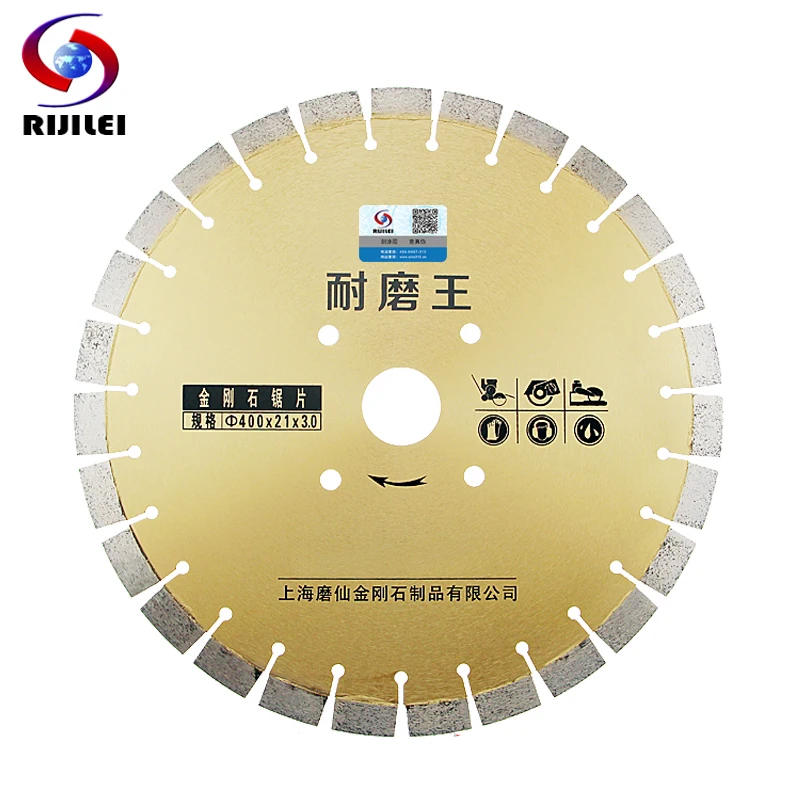 400mm Durable King Road Diamond Cutting Disc Concrete Asphalt Pavement
