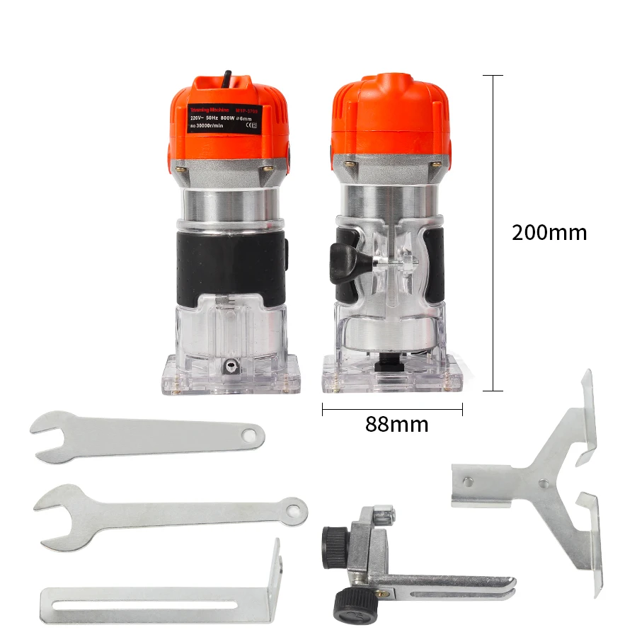 6 мм и 1/" деревообрабатывающий триммерный инструмент 550 Вт Мощный электрический маршрутизатор для работы по дереву с европейскими вилками Электрический инструмент