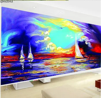 

QIANZEHUI,DIY 5D Diamond Embroidery,Round Van Gogh class abstraction rhinestone full Diamond painting cross stitch,needlework