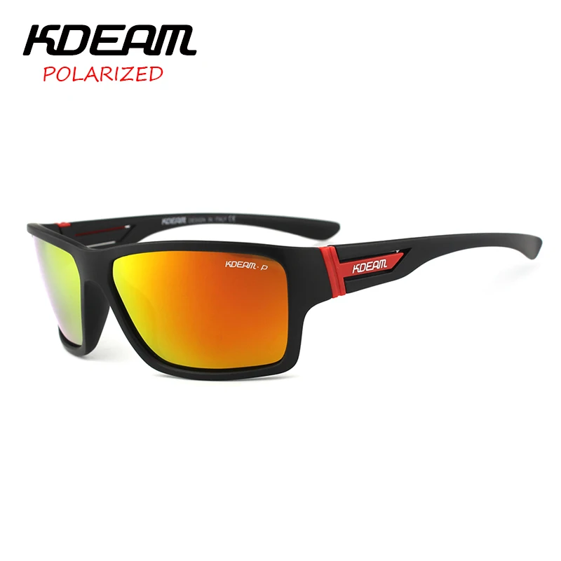 Óculos de Sol dos Homens Óculos de Sol com Marca Kdeam Verão Polarizado Polaroid Lente Exercício Duro Caixa Lentes Sol Kd510 2020 hd