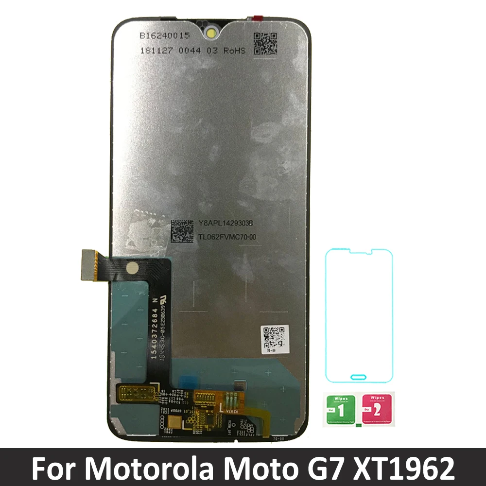 

LCD Display For Motorola Moto G7 Touch Screen Sensor Panel Digitizer Assembly For Moto G7 XT1962 LCD Replacement Parts