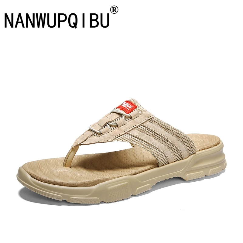 

New Arrival Summer Men Flip Flops High Quality Beach Sandals Anti-slip Zapatos Hombre Casual Shoes Wholesale