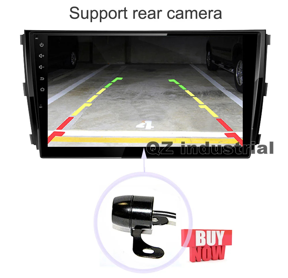 Flash Deal QZ industrial HD 10.2" 2.5D 8core Android 8.1 T8 for ZOTYE T600 2014-2017 Car DVD player with 3G 4G WIFI Radio Navi GPS RDS Map 13