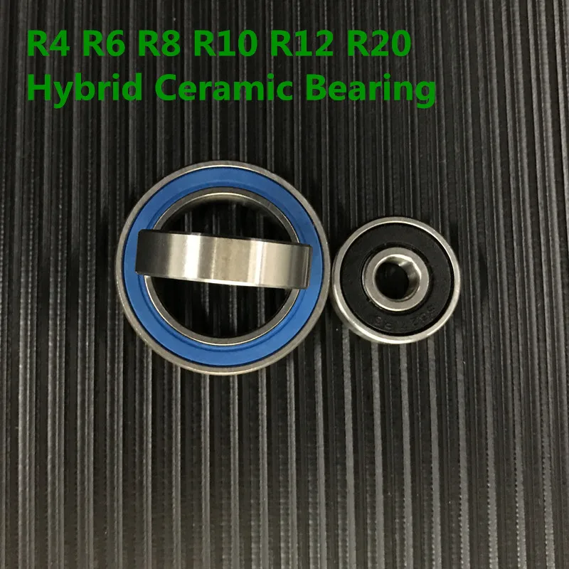 

Free Shipping R4 R6 R8 R10 R12 R20 Hybrid Ceramic Bearing 1pcs Industry Motor Spindle R4hc Hybrids Si3n4 Ball Bearings 3nc R4rs