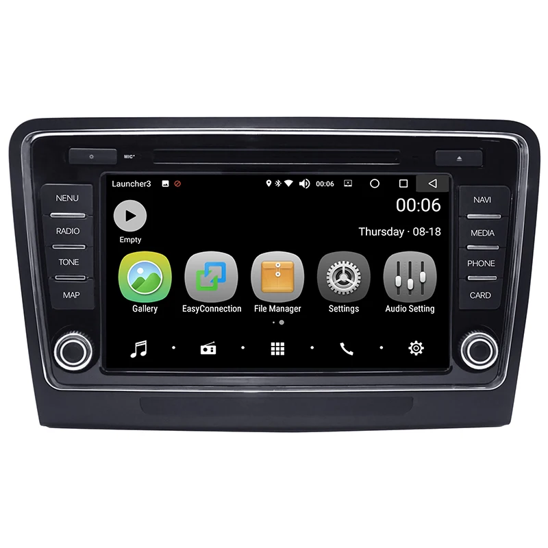 Flash Deal Car Multimedia player 2 Din Android 8.0 Car DVD For VW/Volkswagen Skoda superb 2009-2014 8" 4G/32G touch screen Car Radio GPS 7