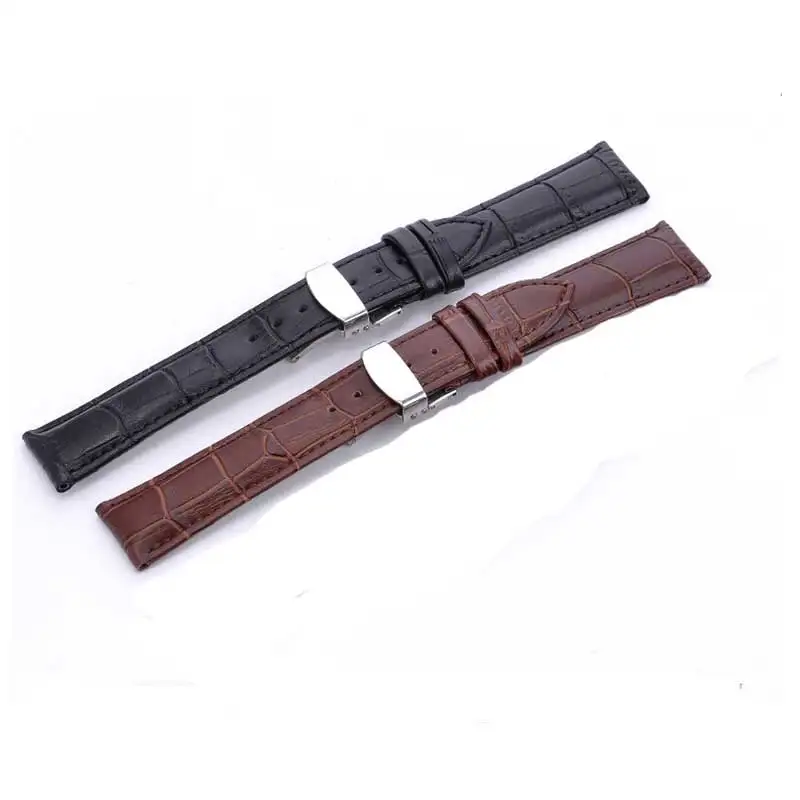 Strap 18mm 20mm 22mm 24mm soft leather watch strap crocodile strap for Tissot Seiko