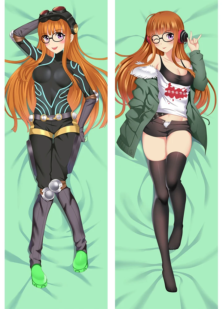 2018 August Anime Shin Megami Tensei Persona 5 Futaba Sakura Dakimakura наволочка для подушки обнимающая