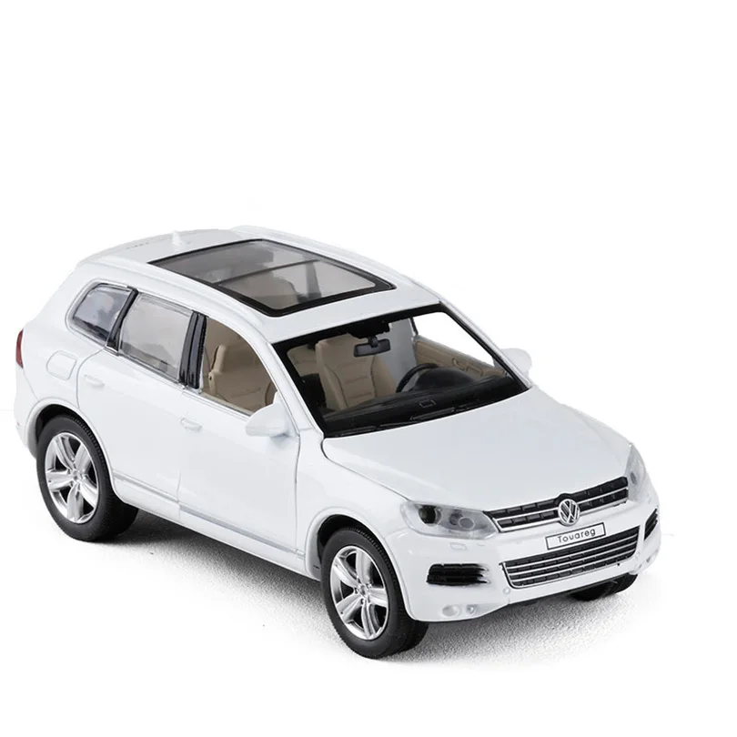 1:32 игрушечный автомобиль TOUAREG модель из сплава игрушки для детей настоящая