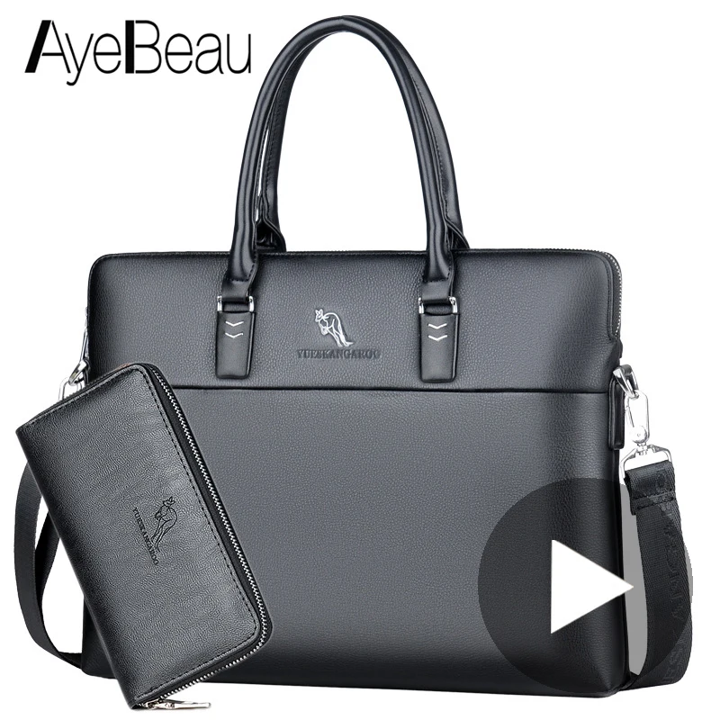

Black Work Hand Business Office Male Messenger Bag Men Briefcase For Document Laptop Computer Handbag A4 Partfel Portfolio 2020