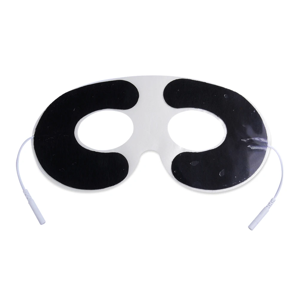 

2 Pieces TENS Electrode Pads Eyes Eassage Electrodes With Plug Hole 2.0mm For TENS Unit