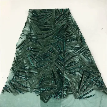 

African Lace Fabric 2017 Embroidered Nigerian Laces Fabric white Color High Quality French Tulle Lace Fabric For Women