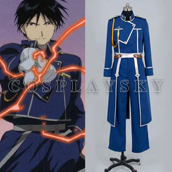 

FullMetal Alchemist Cosplay Roy Mustang Uniform Costume