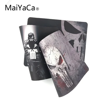 

MaiYaCa Quality Customized Marvel Comics Punisher Mask Game Gaming Durable Mouse Mat PC Computer Mouse Pad Laptop Mat to Mouse