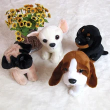 Плюшевые игрушки 4 разных собак Щенок около 18 см собачка 4 шт. один комплект как на картинке