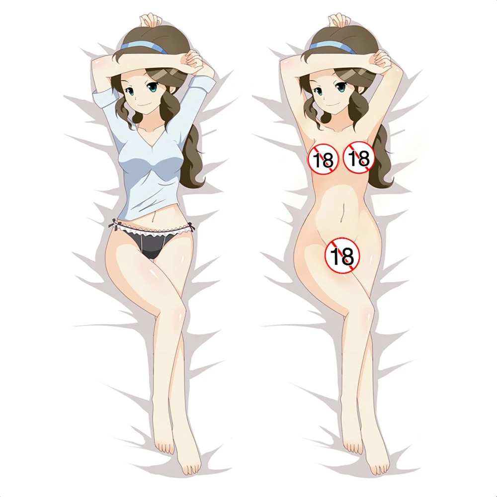 

Anime JK Pocket Monsters Pokemon Black White Dakimakura Body Pillow Cover Case Touko Hilda Cartoon Girl Game Sexy Hug Pillowcase