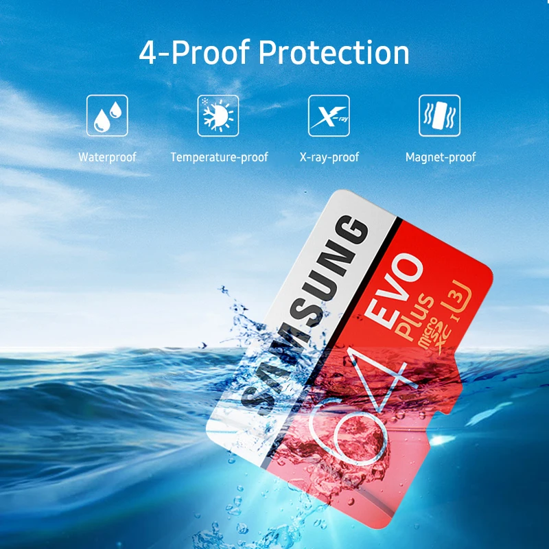  100% Original SAMSUNG micro sd 128gb EVO Plus Class10 U1 32GB U3 64GB 256GB 516GB memory Card Micro