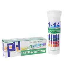 150 Strips Bottled PH 1-14 Test Strip Urine Saliva pH Acidic Alkaline Indicator liming acidic soils