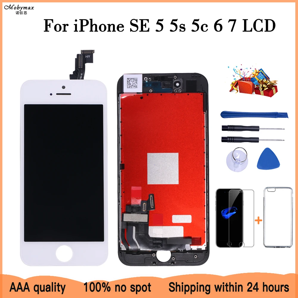 ЖК экран AAA для iPhone 5 5C сменный дисплей с дигитайзером сенсорный в сборе 6|Экраны