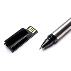 1 шт. kaco Cyber двойного назначения Ручка-роллер с 16 г USB диск творческий металл подарочные ручки для студентов школы и офиса