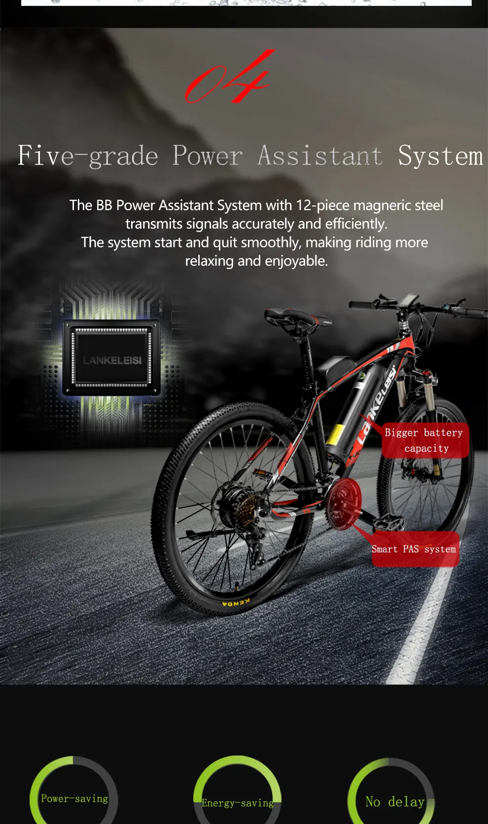 LANKELEISI T8 горный велосипед для е-байка с переключением 21 скорости 26*1,95 шин 400 Вт высокоскоростной мотор 48В 10.4ah литий Батарея