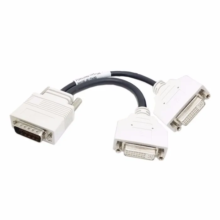 (100 шт./лот) dms-59 мужской двойной DVI 24 + 5 женщина Splitter кабель-удлинитель для Видеокарты и Мониторы