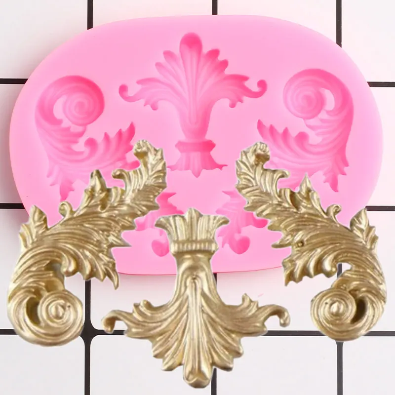 

Scroll Relief Lace Silicone Mold Cake Border Fondant Molds DIY Wedding Cake Decorating Tools Candy Clay Chocolate Gumpaste Mould