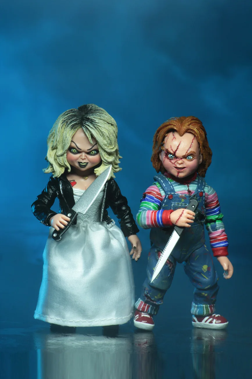 Детская игра из фильма NECA Bride of Чаки Ultimate Chuncky & Tiffany виниловые игрушки|Игровые