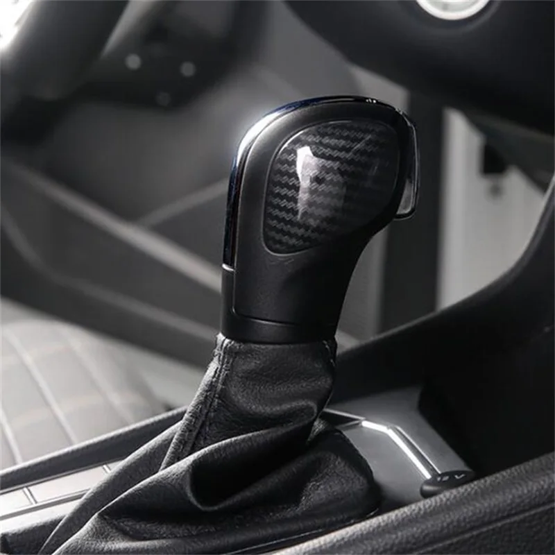 Для Volkswagen Tiguan 2011- Авто рукоятка для рычага переключения передач Ручка накладка ABS пластик хром Стайлинг автомобиля аксессуары