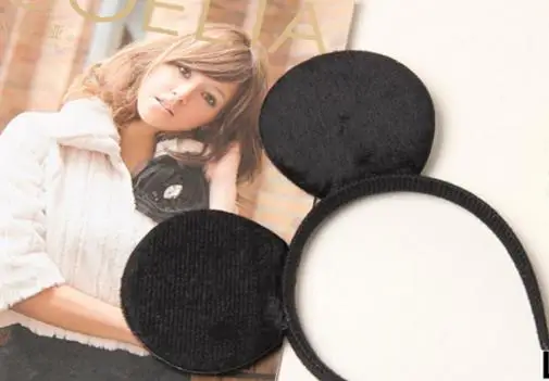 Cartoon Mouse Ears Solid Black Headband for Boys Girls Adults Birthday Party Celebration Event Cosplay headwear event xmas gift